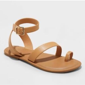 Tan Ankle Strap Sandals by Universal Thread